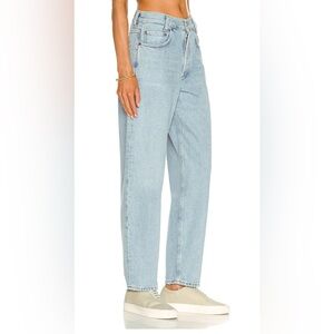 Agolde High Rise Tapered Baggy Jean in Dimension